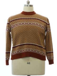 1970's Mens Ski Sweater
