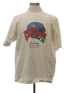 1990's Mens Grunge Planet Hollywood T-shirt