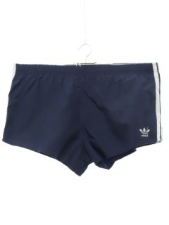 1980's Mens Adidas Totally 80s Swim Short Shorts