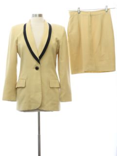 1980's Womens Oleg Cassini Designer Suit