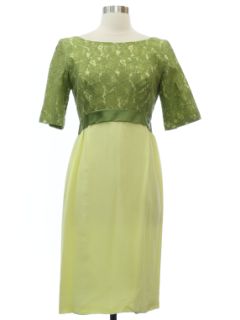 1960's Womens Mod Cocktail Dress