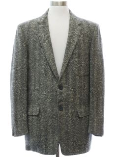 1960's Mens Wool Blazer Style Sport Coat Jacket