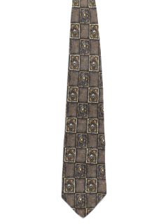 1990's Mens Villa Bugatti Silk Necktie