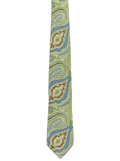 1960's Mens Mod Silk Necktie