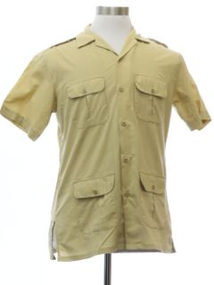 1980's Mens Safari Shirt