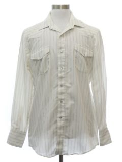 1980's Mens Western Shirt