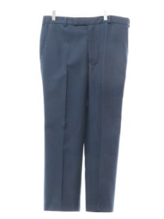 1980's Mens Pinstriped Slacks Pants