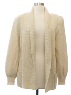 1990's Womens Knit Sweater Jacket