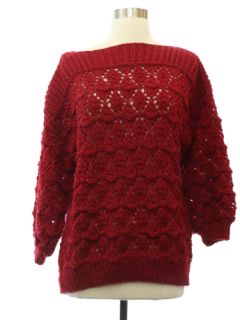 1980's Womens Totally 80s Sweater