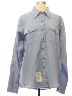 1990's Womens Military US Navy Uniform Shirt