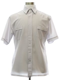 1980's Mens Sheer Sport Shirt