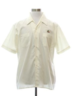 1980's Mens Mod Sport Shirt