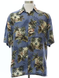 1990's Mens Pierre Cardin Rayon Hawaiian Shirt