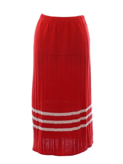 1980's Womens Knit Skirt