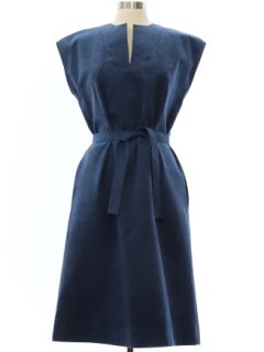 1970's Womens Abe Schrader Ultra-Suede Dress