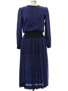 1980's Womens Totally 80s Dress