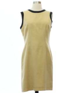 1960's Womens Oleg Cassini Mod Designer Dress