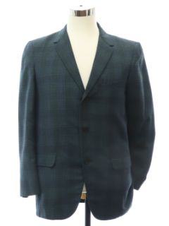 1960's Mens Mod Blazer Style Sport Coat Jacket