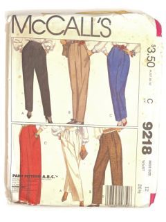 1980's Womens Sewing Pattern