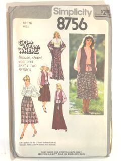 1970's Womens Sewing Pattern