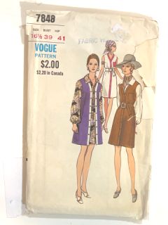 1970's Womens Sewing Pattern