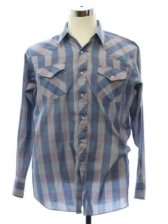 1980's Mens Western Shirt