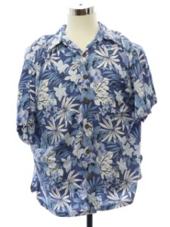 1990's Mens Rayon Hawaiian Shirt