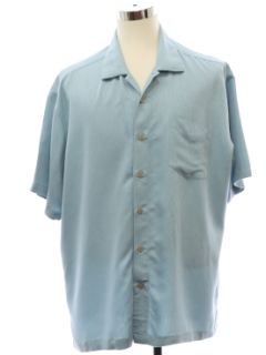 1990's Mens Rayon Blend Sport Shirt