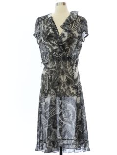 1970's Womens Paisley Dress