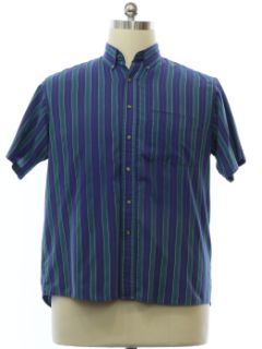 1990's Mens Preppy Sport Shirt