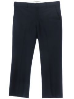 1970's Mens Midnight Blue Disco Pants