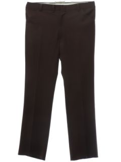 1970's Mens Dark Brown Flared Leisure Style Disco Pants
