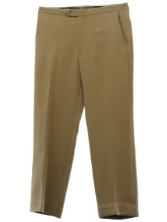 1970's Mens Mod Sansabelt Flat Front Disco Slacks Pants 