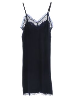 1950's Womens Midnight Blue Lingerie Slip