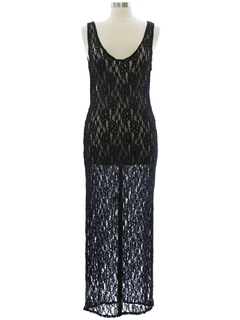 1990's Womens Lingerie Slip or Over Dress