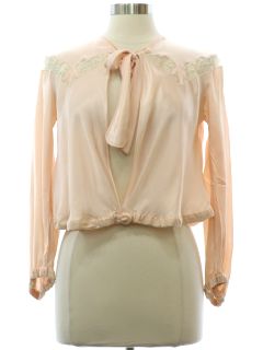 1950's Womens Lingerie Bed Shirt