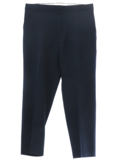 1980's Mens Dark Blue Levis Action Slacks Pants