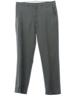 1980's Mens Flat Front Slacks Pants