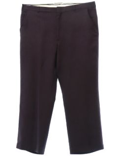 1980's Mens Flat Front Slacks Pants