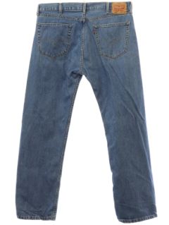 1990's Mens Levis 505s Stone Washed Denim Jeans Pants
