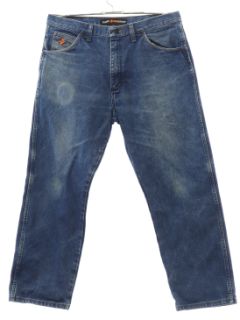 1990's Mens Wrangler FR Denim Grunge Jeans Work Pants