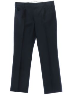 1980's Mens Midnight Blue Circle-S Western Style Leisure Pants