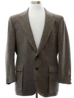 1980's Mens Cricketeer Wool Blazer Sport Coat Jacket