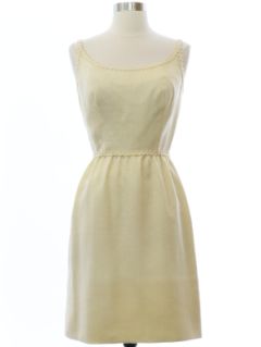 1960's Womens Mod Lanz Original Wool Blend Dress