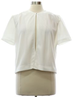 1970's Womens Open Front Shirt Jacket