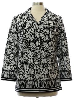1970's Womens Mod Knit Shirt