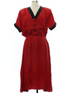 1980's Womens Totally 80s Dress