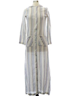 1980's Womens Totally 80s Maxi Dress