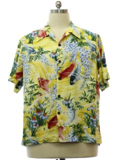 1980's Mens Kamehameha Rayon Hawaiian Shirt
