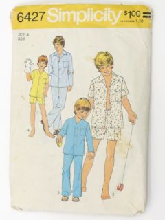 1970's Mens/Childs Sewing Pattern